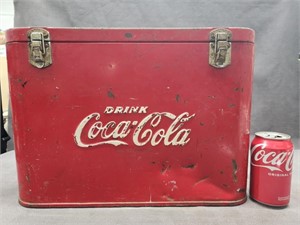 Vintage Coca-Cola Airline cooler.  Estate item.