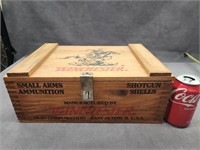 Contemporary Winchester wood ammo box .   14.5" L