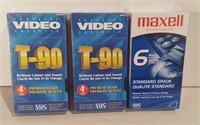 Three Sealed VHS Tapes