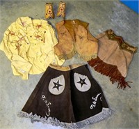 1950's Dale Evans Costume Outfit Lot
