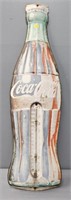 Metal Coca-Cola Advertising Sign Coke Bottle
