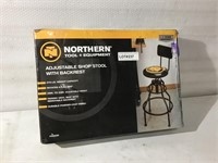 Northern Tool Shop Stool w/ Backrest
