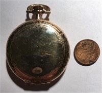 #5 Elgin Hunting Case Pocket Watch 1923 Runing