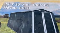 10' x 20' x 8' Tall Garage Metal Shed