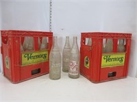 2 VERNERS POP CASES W/ BOTTLES