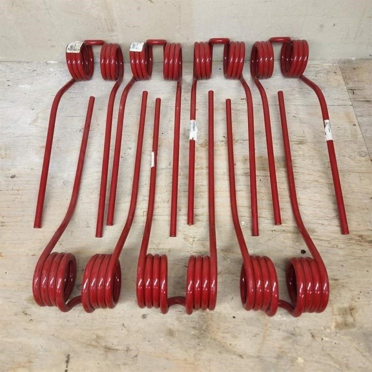 Unused: 7 HD Red Tine Rake Teeth (2.75")