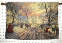 Lighted Thomas Kinkade Tapestry