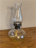 Vintage Oil Lamp, 10 inches tall.