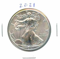 2021 U.S. American Silver Eagle $1 - 1 oz Fine