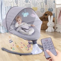 N9515  EONROACOO Portable Baby Swing, Gray