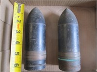 two artillery shells