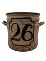 Painted Galvanized Bucket #26