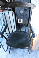 Rocking Chair with Painted Detail