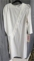 Toni Todd Vintage 80s Dress w Tags XL White