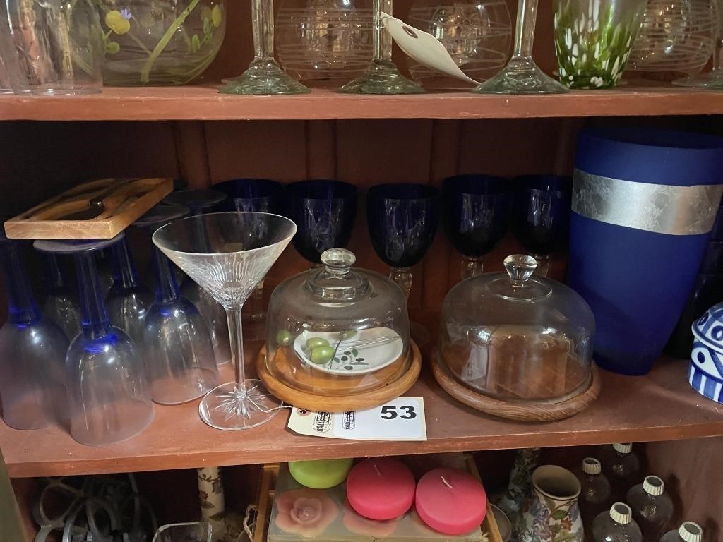 Stemware & snack serving pieces