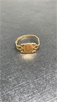 Baby ring 10K (tested) 0.4 g