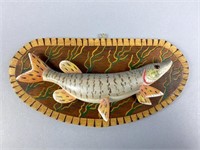 Bill Green Musky Fish Plaque, LaPrairie, MN,