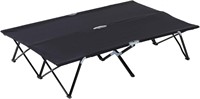 Outsunny 2 Person Folding Camping Cot for Adults