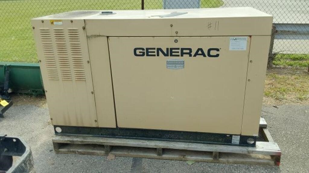 GENERAC GENERATOR- NATURAL GAS- WORKED WHEN IT