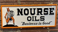 Nourse Oils Metal Sign 22.75” x