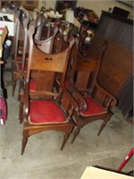 8 Unique Antique Dining Chairs Priced Each X Money