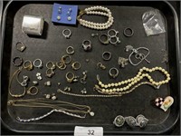 Vintage Rings, Earrings, Jewelry.