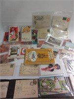 Large Lot of Early Greeting Cards