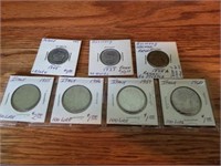 Lot of 7 foriegn coins