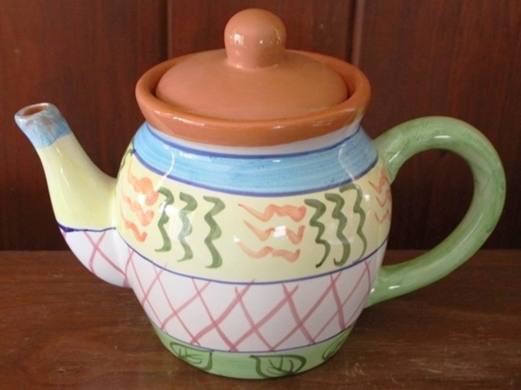 Ceramic Teapot - 10" x 8"