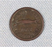 1863 M.L. Marshall Civil War Token