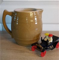 Vintage S & P and Pottery Pitcher
