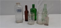 Collectible bottles and jars including