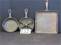 Lot of cast iron cookware