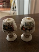 Vintage Horse Buggy S&P Shakers