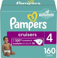 Diapers Size 4, 160 Count - Pampers Cruisers