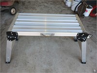 FOLDING ALUMINUM PLATFORM 225LB CAPACITY