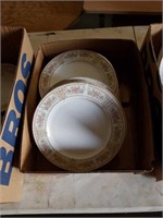 Box of China plates