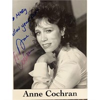 Anne Cochran signed photo
