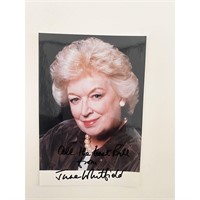 June Whitfield signed photo