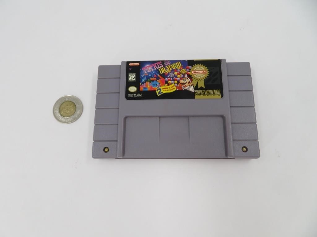 Tetris & Dr Mario , jeu Super Nintendo SNES