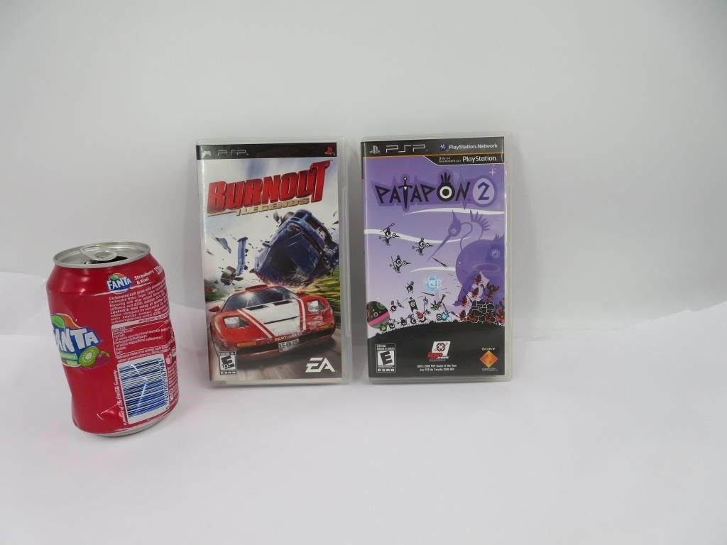 2 jeux Playstation PSP dont Burnout