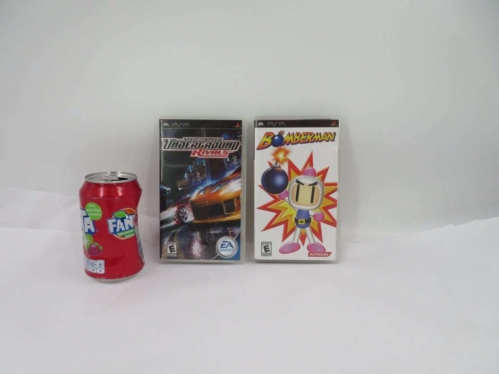 2 jeux Playstation PSP dont Bomberman