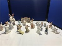 Selection of Bunny Figurines