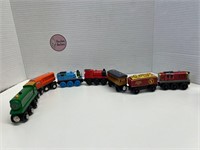 Wooden Magnetic Train Cars