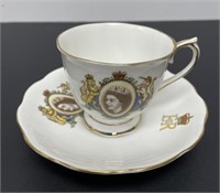 Royal Albert Queen Elizabeth Teacup & Saucer