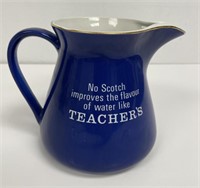 Teachers Scotch Small Water Jug Vtg