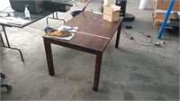 Timber Framed Work Table Approx 1.5m x 1m