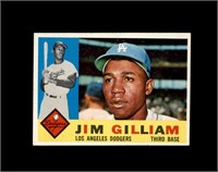 1960 Topps #255 Jim Gilliam EX-MT to NRMT+