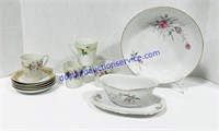 Nippon China Cups & Saucers & Ceramic Rose Gravy