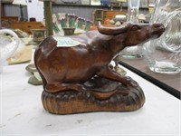 WOOD CARVED OX